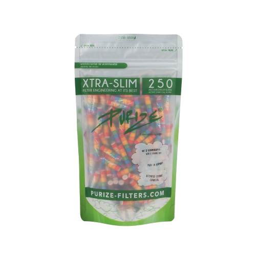filtros purize xtra slim bolsa 250 rainbow