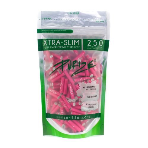 filtros purize xtra slim bolsa 250 rosa