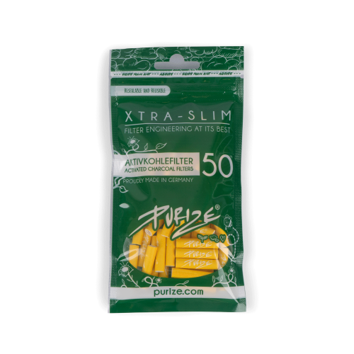 filtros purize xtra slim bolsa 50 amarillo