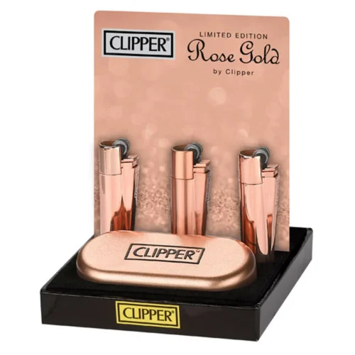 Mechero Clipper Rose Gold