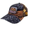 elevated grizzly roses trucker snapback hat elevated grizzly roses trucker snapback hat