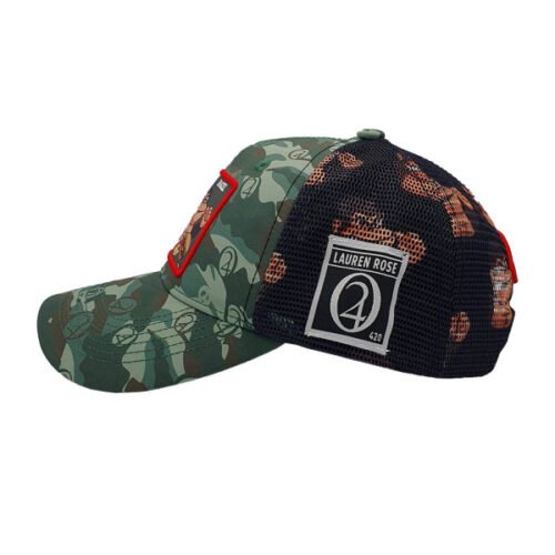 Alternative view of Gorilla Haze Trucker Snapback Hat – gorra Lauren Rose edición limitada