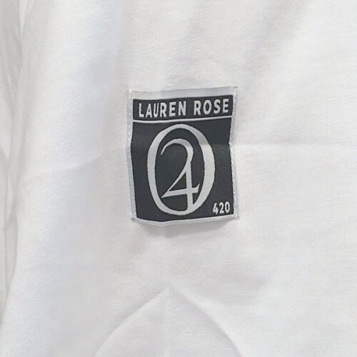 Camiseta Black Mamba 420 blanca | Lauren Rose - Imagen 3