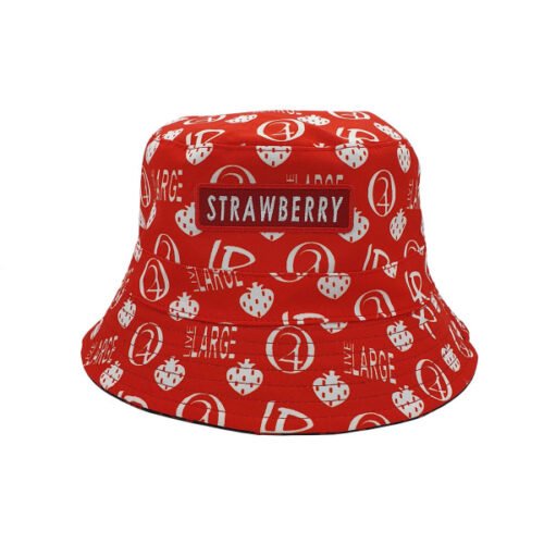 Alternative view of Bucket Hat Reversible 420 Strawberry Haze | Lauren Rose