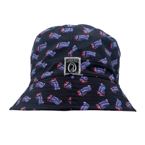 Alternative view of Bucket Hat Reversible Double Bubblegum Gelato Lauren Rose
